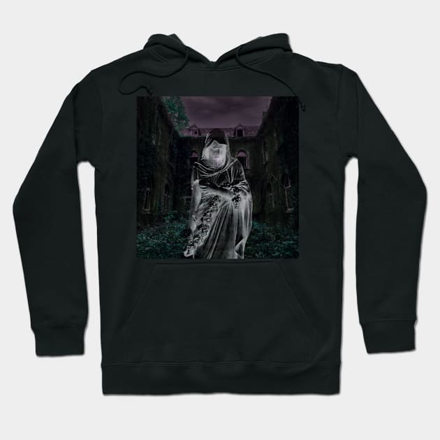 Night at the Haunted Convent Hoodie by Andy's Art